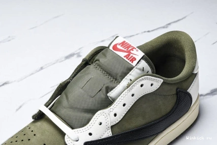 Air 1 Travis  Low Jordan OLIVE x Scott 1111